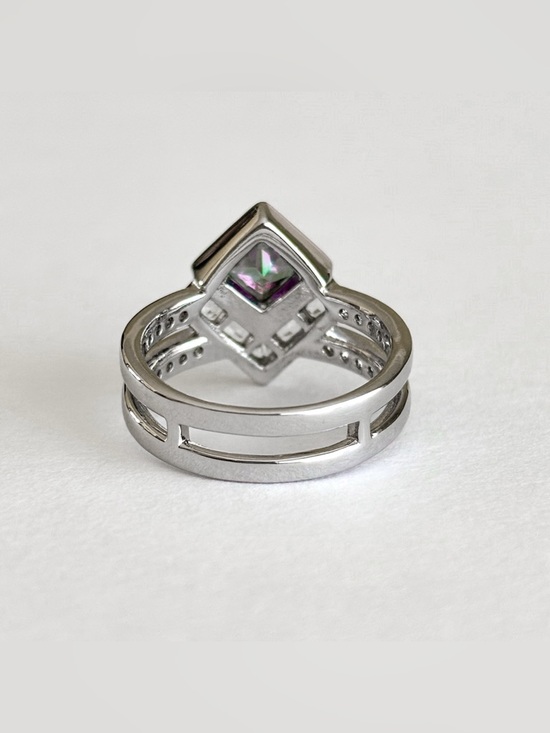 Bomb Party double band ring. - Picture 6 of 12